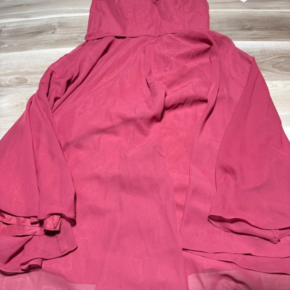 JJ's House High-Low Dress Women 12 Cinnamon Rose Chiffon Formal Guest NWT - Picture 10 of 10